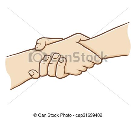 450x390 Two Hands Holding Each Other Clipart Great Free Clipart - Two Hands Holding Drawing