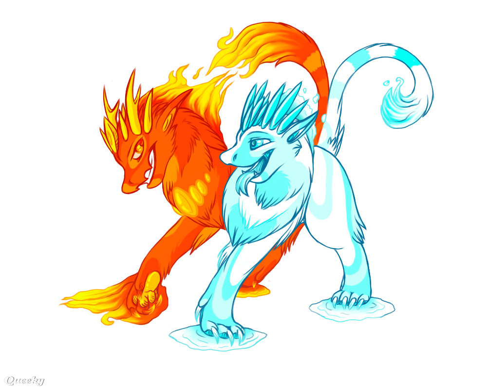 1000x800 Two Headed Driplet Dragon A Other Speedpaint Drawing - Two Headed Dragon Drawing