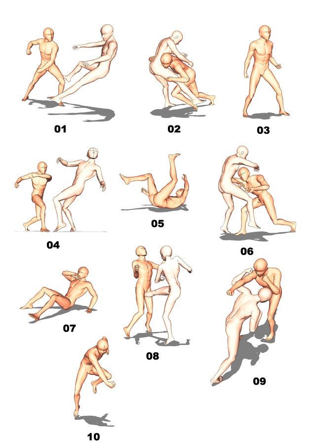 640x905 How To Draw Two People Fighting - Two People Drawing