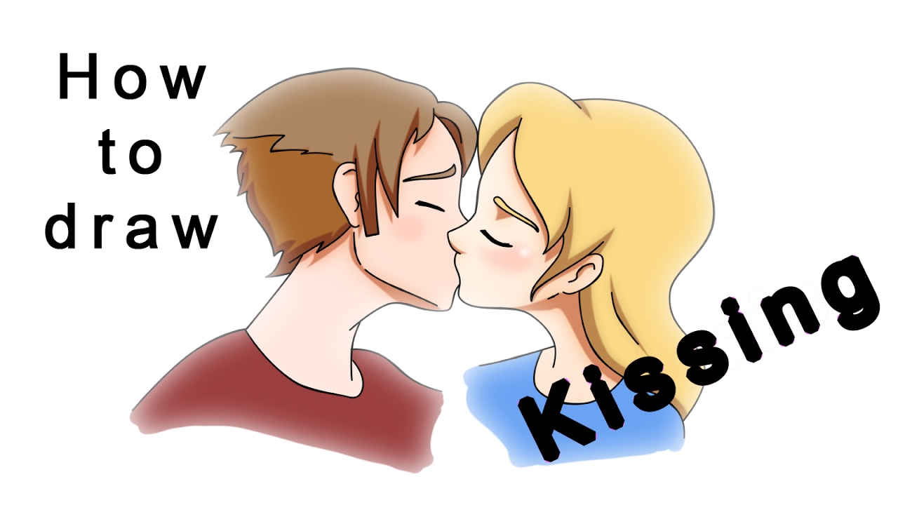 1280x720 How To Draw Two People Kissing - Two People Drawing