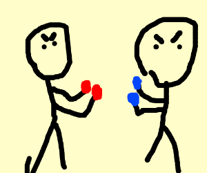 300x250 two people fighting drawing - Two People Fighting Drawing