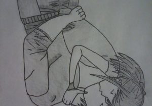 300x210 two people kissing drawing how to draw a kiss - Two People Kissing Drawing