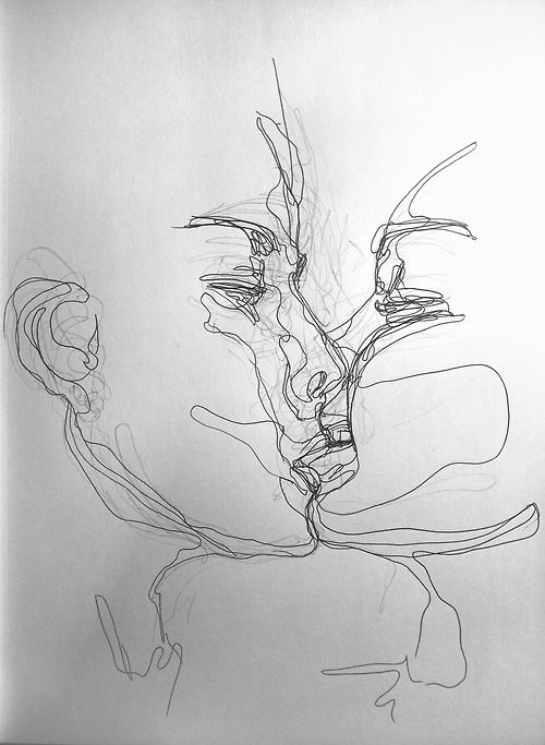500x683 continuous line drawing to show the connection of the kiss between - Two People Kissing Drawing