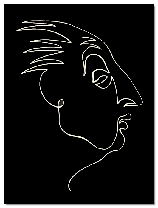 530x698 Classical Net - Two Pictures In One Drawing