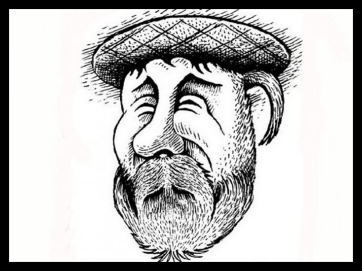 734x550 Only Of People Can Find The Animal In This Picture - Two Pictures In One Drawing