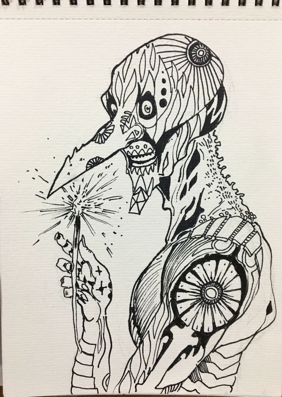 1136x1600 two words naftali ash - Two Pictures In One Drawing