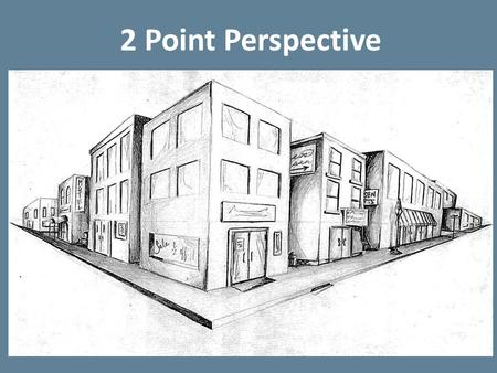 Two Point Perspective Building Drawing at PaintingValley.com | Explore ...