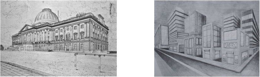 826x247 Two - Two Point Perspective Drawing