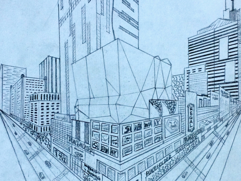 800x600 Two Point Perspective Drawing - Two Point Perspective Drawing