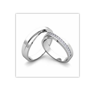 320x320 wedding rings for her in south africa - Two Wedding Rings Drawing