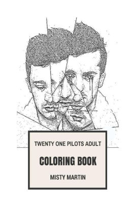 270x406 twenty one pilots adult coloring book grammy award rap rock duo - Tyler Joseph Drawing Easy