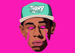300x212 art print poster canvas tyler the creator cherry bomb hip hop - Tyler The Creator Cartoon Drawing