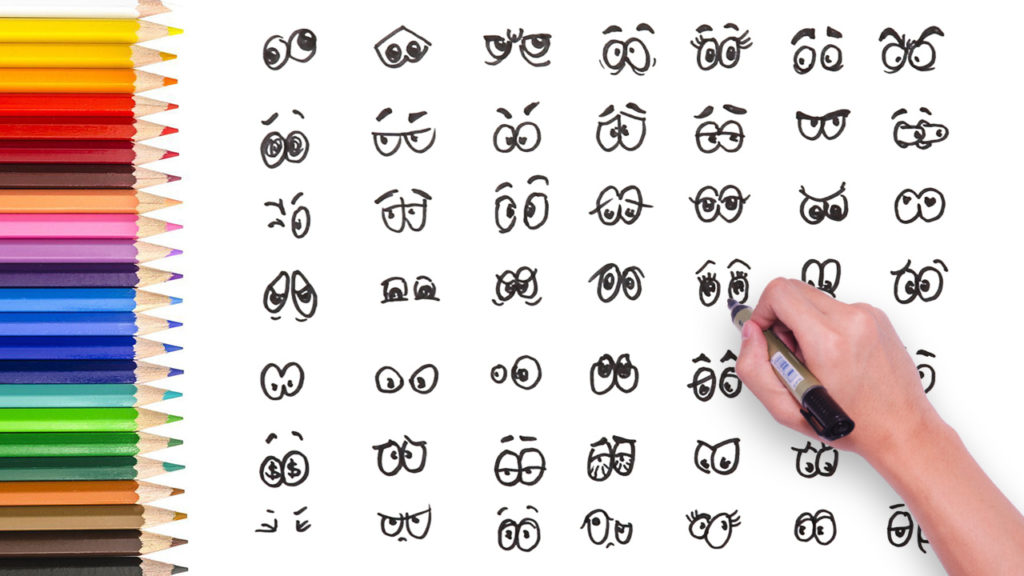 1024x576 Drawing Video Different Types Of Cartoon Eyes - Types Of Drawing