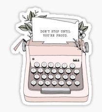 210x230 Typewriter Drawing Stickers Redbubble - Typewriter Drawing