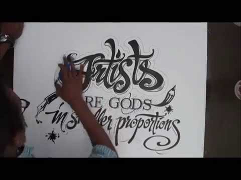 480x360 Hand Drawn Typography - Typography Drawing