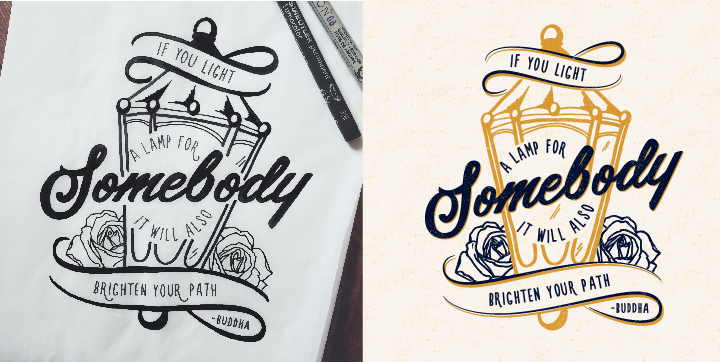 720x362 Hand Drawn Typography Poster - Typography Drawing