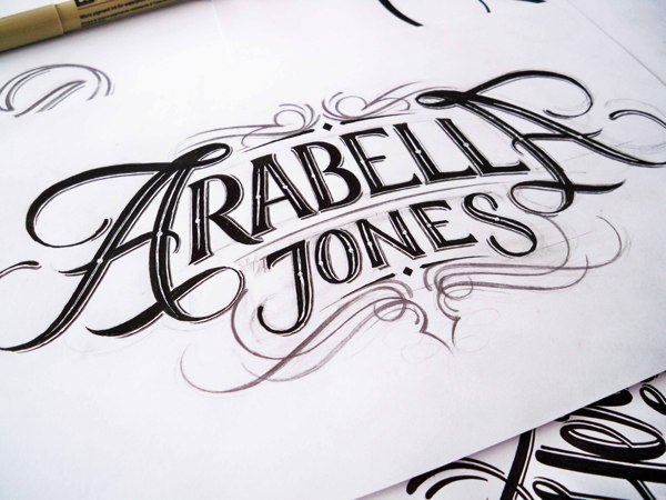 600x450 An Inspiring Collection Of Hand Drawn Typography - Typography Drawing