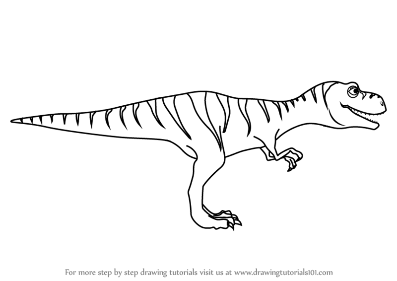 Tyrannosaurus Drawing at PaintingValley.com | Explore collection of ...