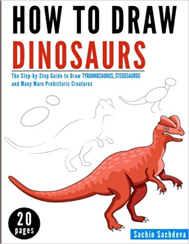 386x499 How To Draw Dinosaurs The Step - Tyrannosaurus Drawing