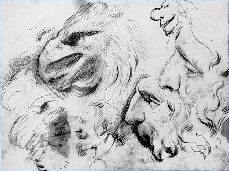 735x549 Human And Animal Conversions, C - Ucla Drawing