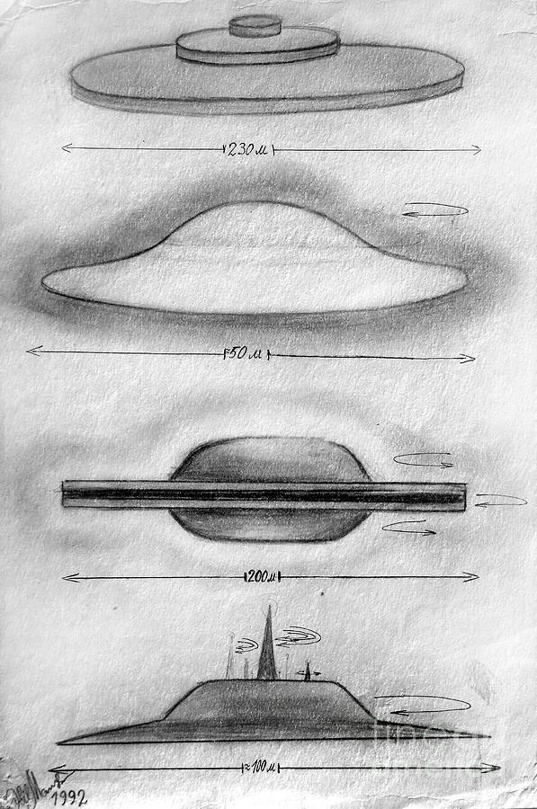 Чертежи летающей тарелки