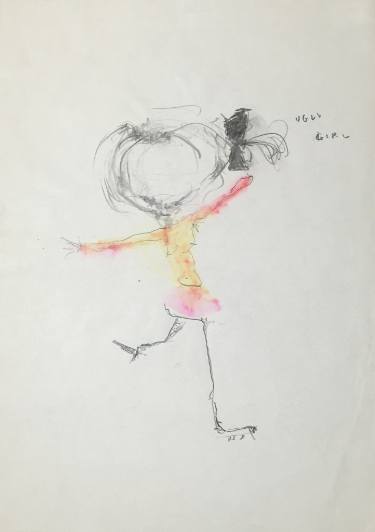 375x532 ugly girl drawing - Ugly Drawings