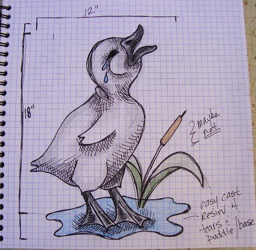500x488 feltedchicken blog stuff in the works - Ugly Duckling Drawing