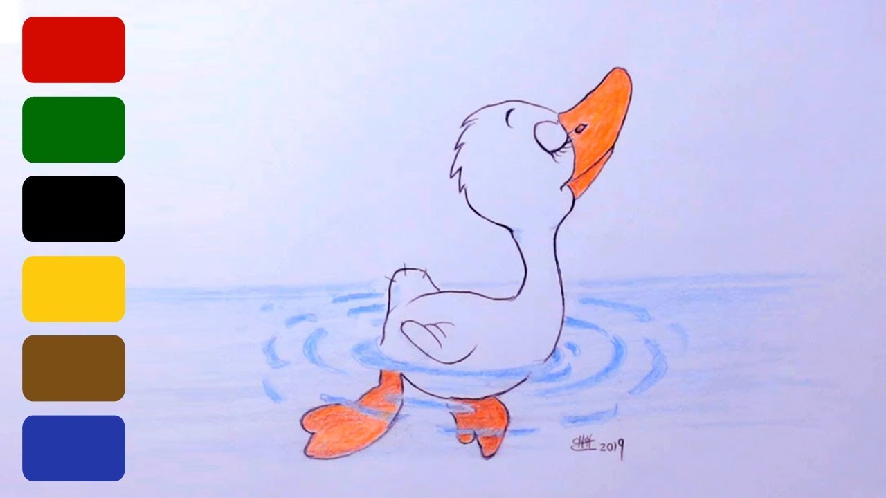 1280x720 how to draw the ugly duckling - Ugly Duckling Drawing