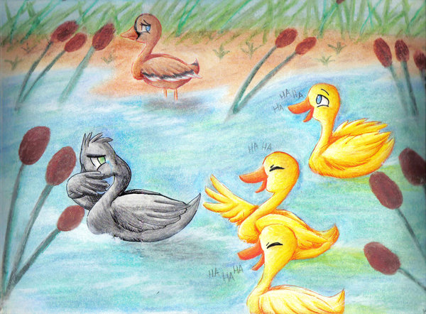 600x442 wonder ugly duckling - Ugly Duckling Drawing