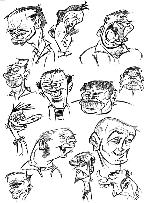 Ugly Face Drawing at PaintingValley.com | Explore collection of Ugly ...