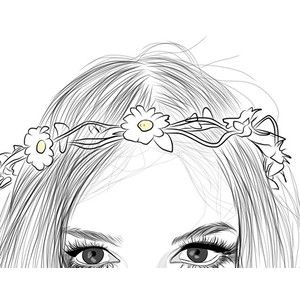 300x300 Cayote Ugly Instagram We Heart It Art Drawings, Outline Art - Ugly Girl Drawing