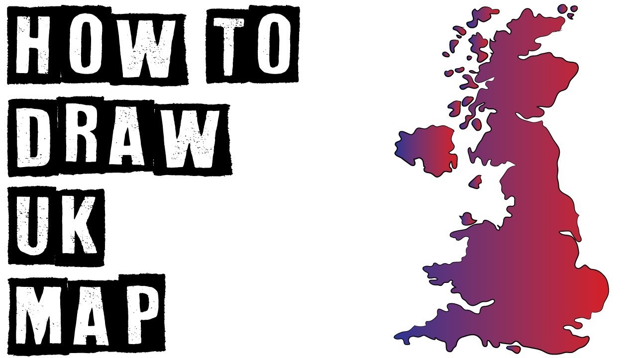 1280x720 How To Draw United Kingdom - Uk Drawing