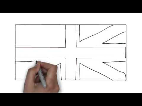 480x360 How To Draw Uk Flag - Uk Flag Drawing