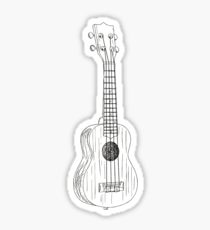 210x230 Ukulele Drawing Stickers Redbubble - Ukulele Drawing
