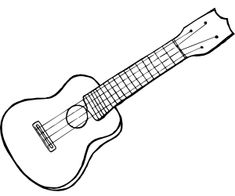 235x196 Ukulele Clipart Rondalla - Ukulele Line Drawing