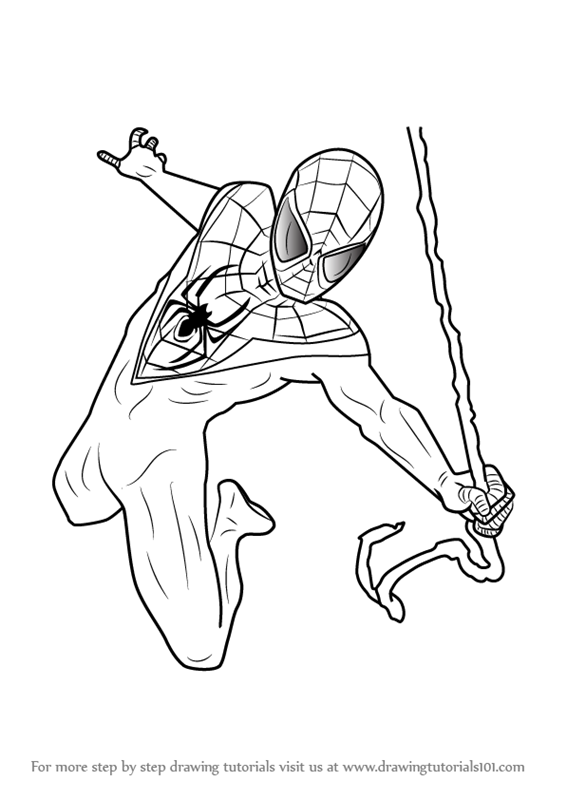 566x800 learn how to draw miles morales from ultimate spider man - Ultimate Drawing