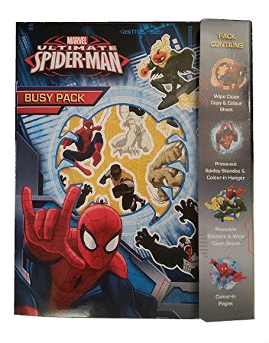 393x500 marvel ultimate spiderman busy activity pack - Ultimate Spider Man Drawing
