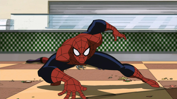 590x332 marvel's ultimate spider man hits disney xd on april and he - Ultimate Spider Man Drawing