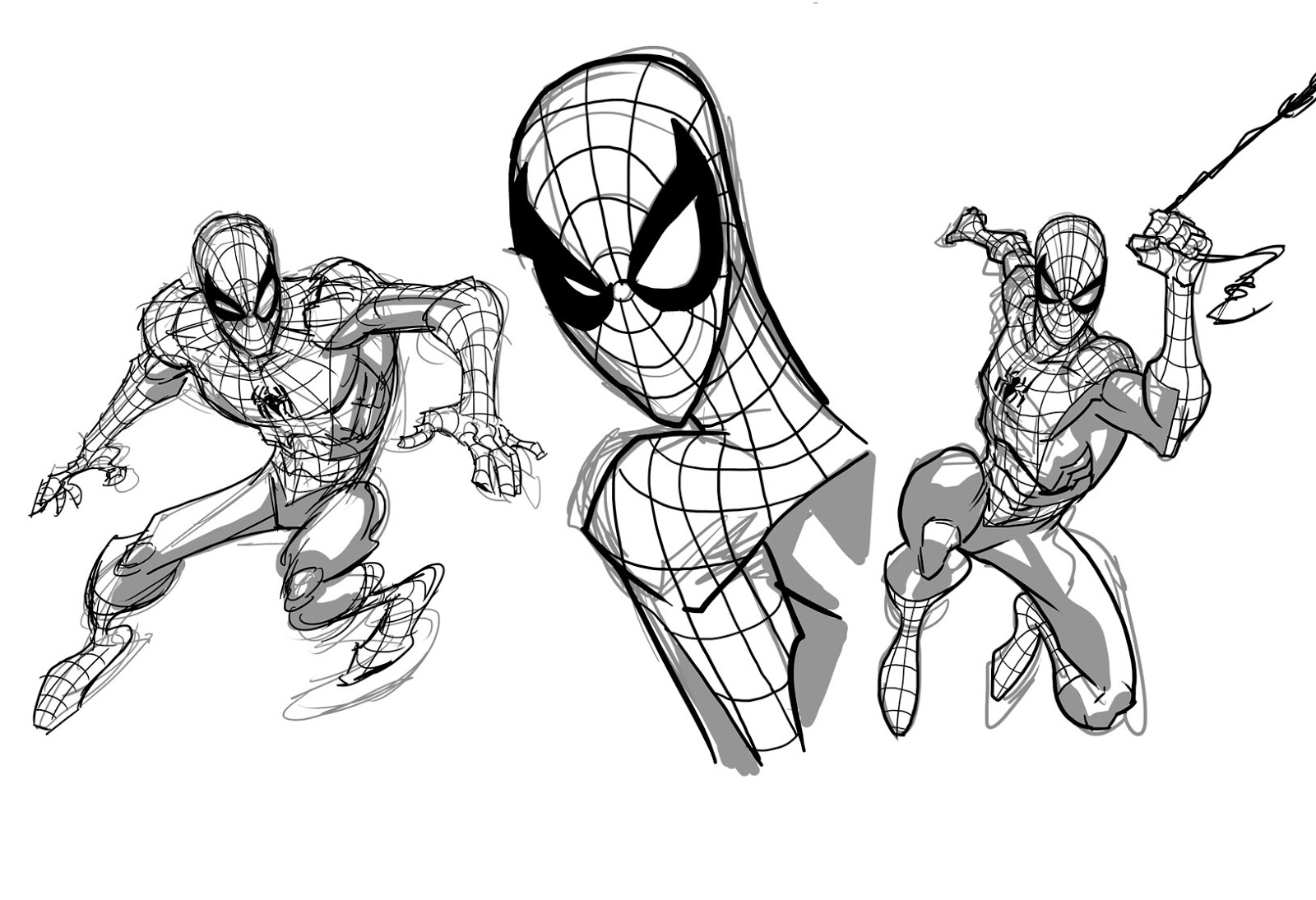 Ultimate Spider Man Drawing at PaintingValley.com | Explore collection ...