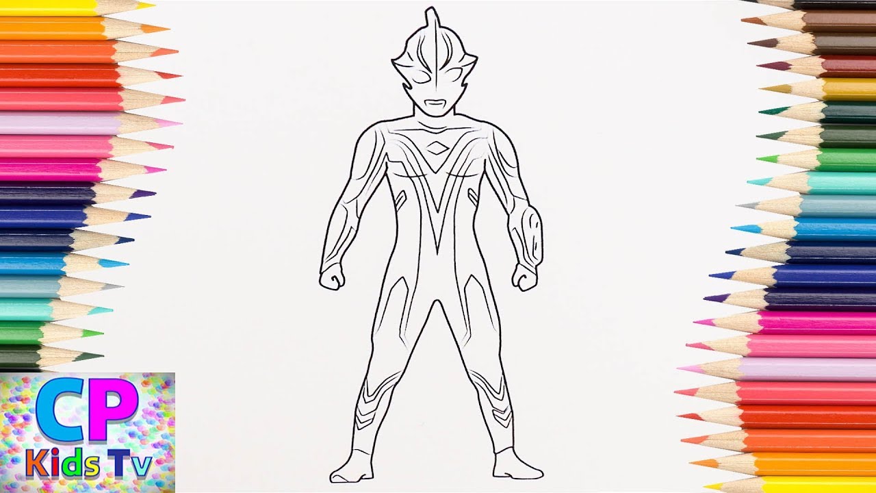 1280x720 surprise ultraman colouring pages drawing coloring wordsare - Ultraman Drawing