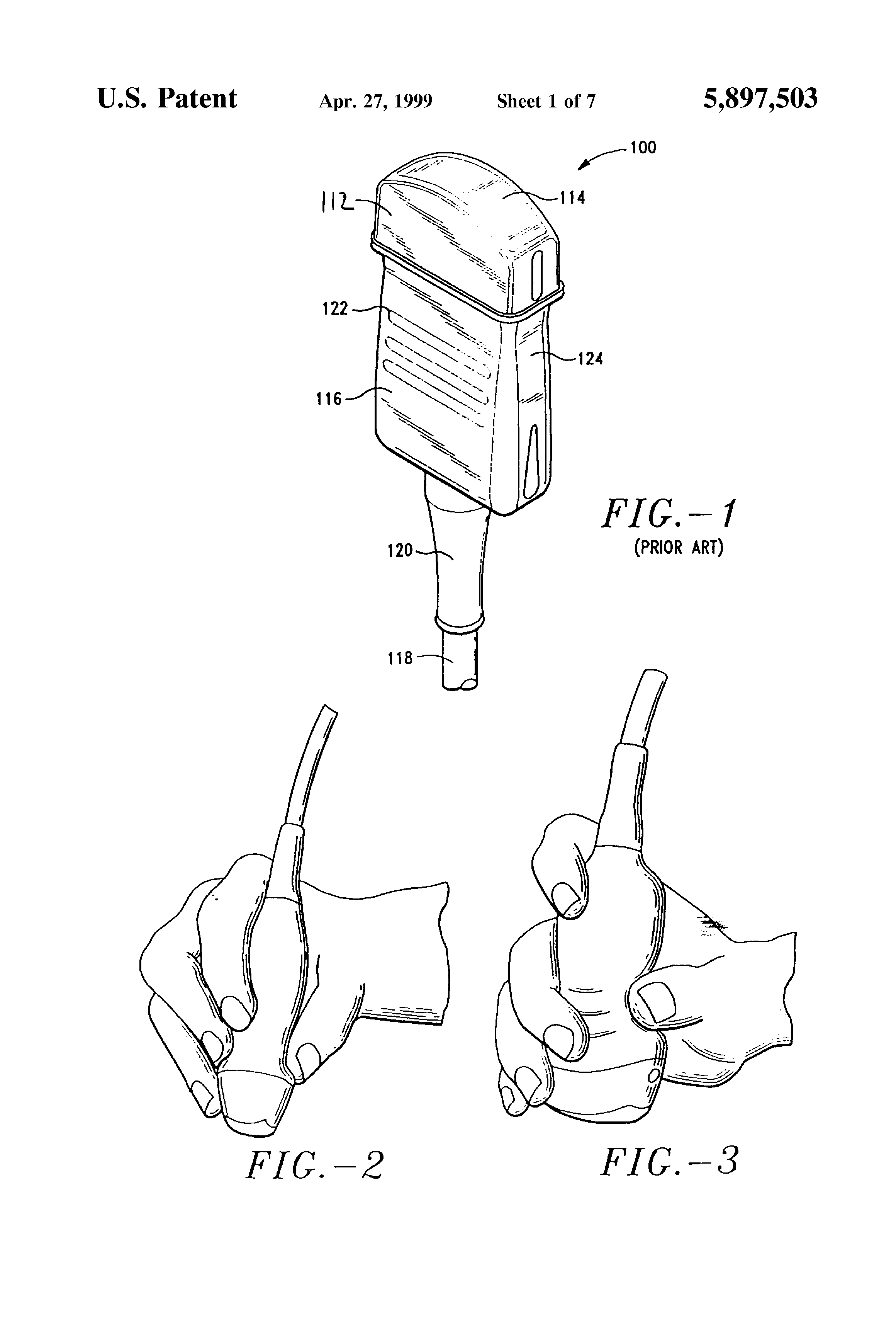 2320x3408 Patent Drawing - Ultrasound Drawing