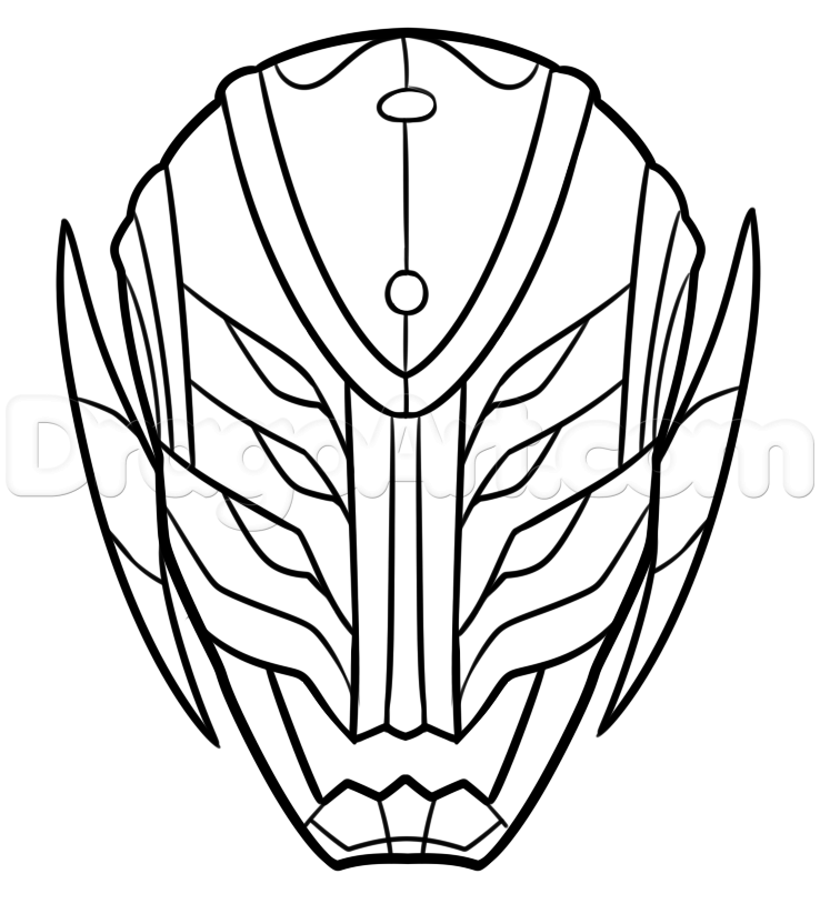 738x832 How To Draw Ultron Easy, Step - Ultron Drawing