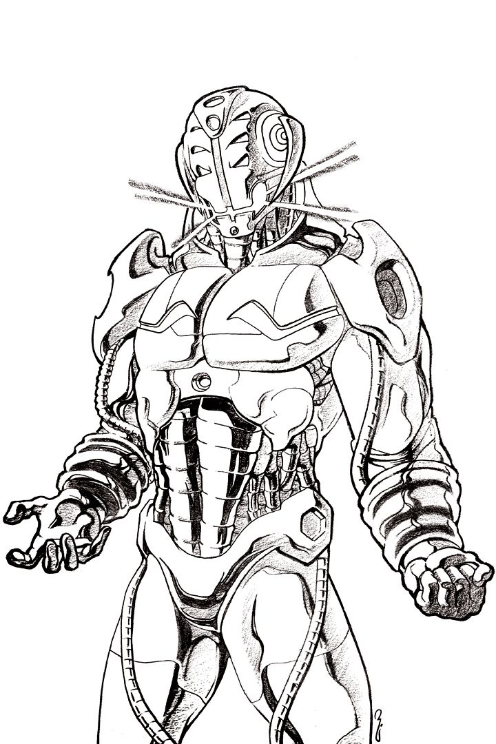 720x1080 An Ultron Drawing - Ultron Drawing