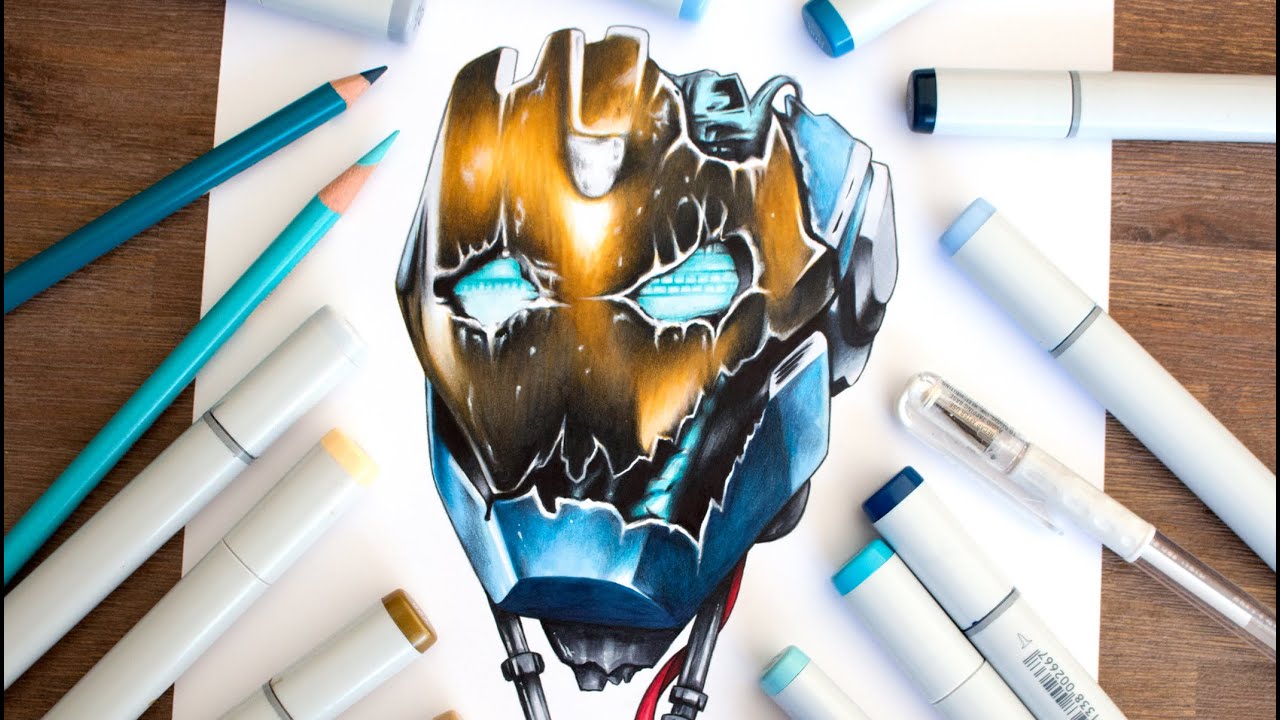 1280x720 Drawing Ultron Mark - Ultron Drawing