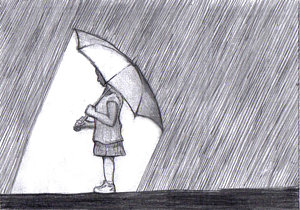 300x210 the umbrella drawing - Umbrella Drawing
