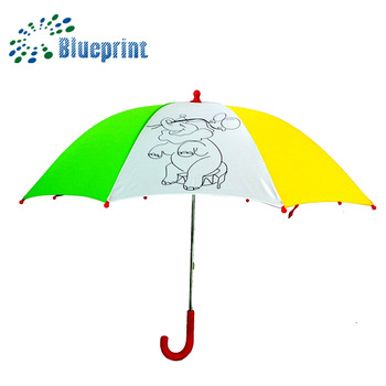 350x350 good quality safety drawing kids umbrella - Umbrella Drawing