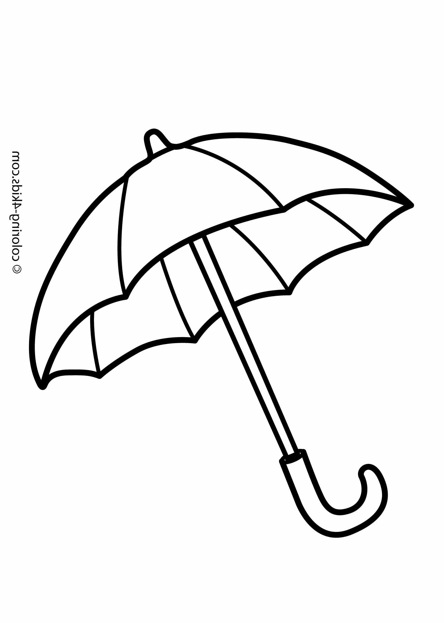 Wecoloringpage Paraguas Regenschirm Drawing Umbrellas Svg Clipartmag