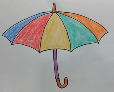 370x297 Umbrella Drawing Archives - Umbrella Drawing Images