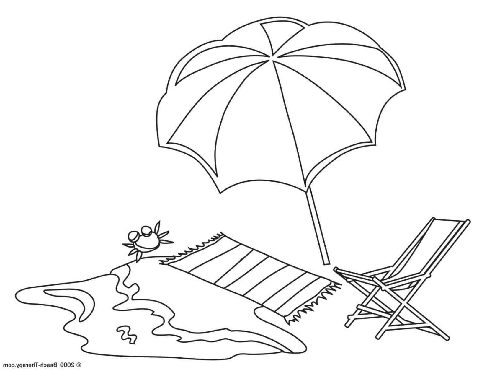 1650x1256 Coloring Pictures Of Beach Umbrellas New Beach Umbrella Drawing - Umbrella Drawing Images