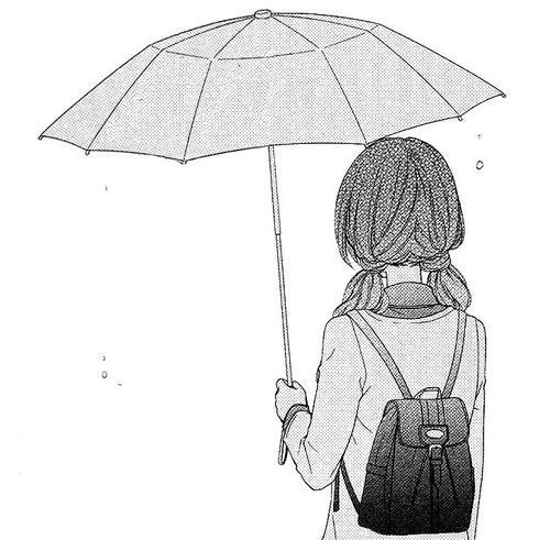500x491 Rain Drawing Tumblr - Umbrella Drawing Tumblr